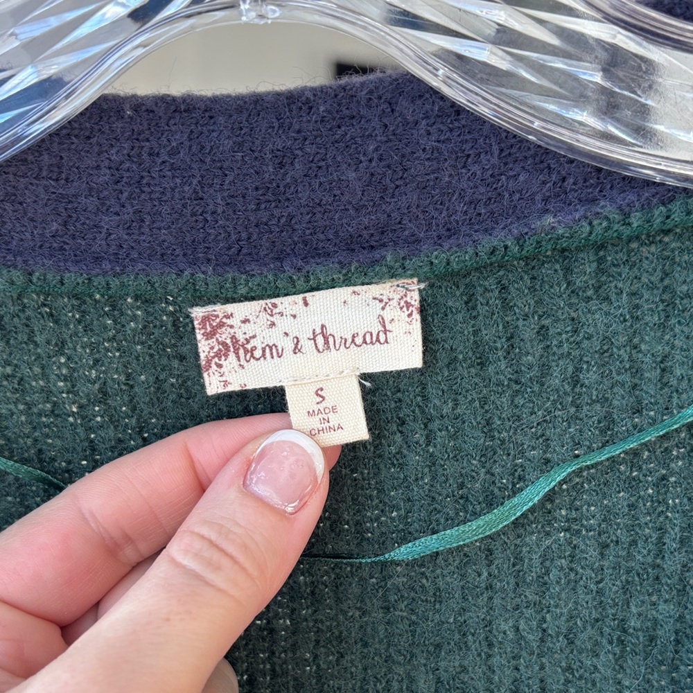 Hem & Thread Colorful Striped Cardigan - Picture 3 of 7